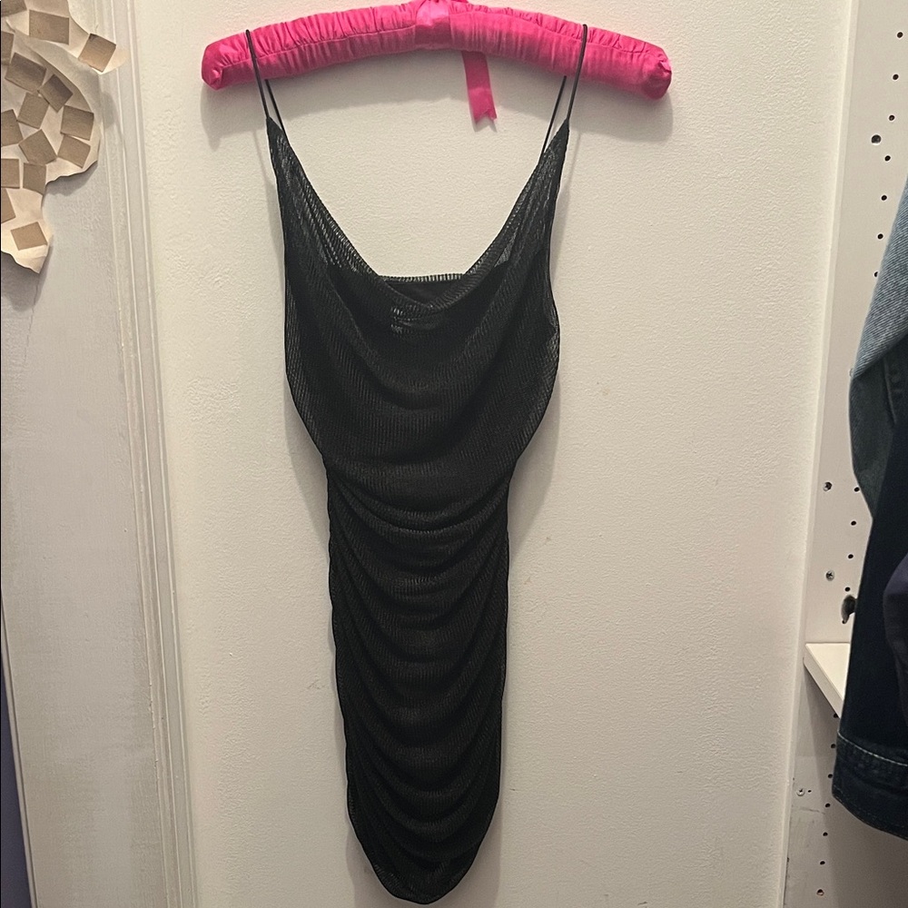 Hello Molly Black Backless Dress